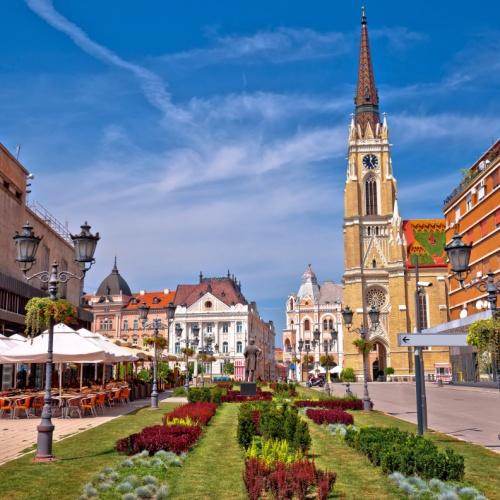 Centrum van Novi Sad