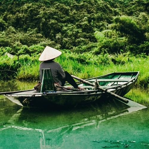 Ninh Binh, traditionele visser