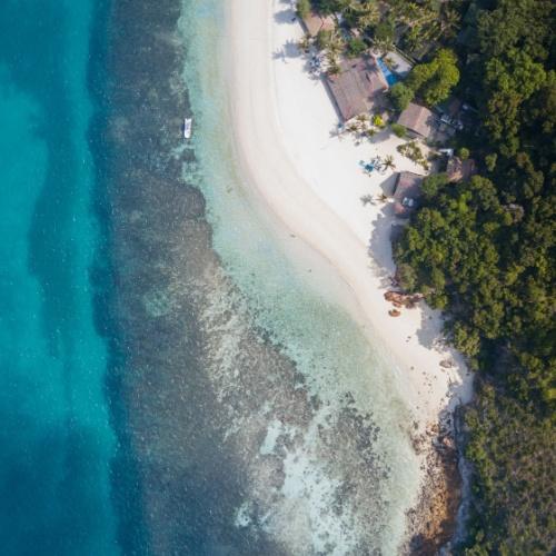 Rawa Island, strand
