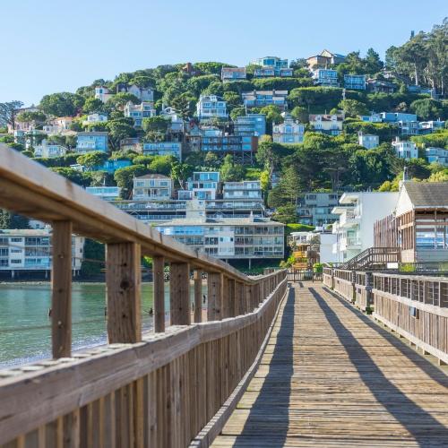 Pittoreske dorpje Sausalito, Californië