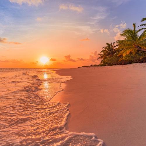 Malediven zonsondergang