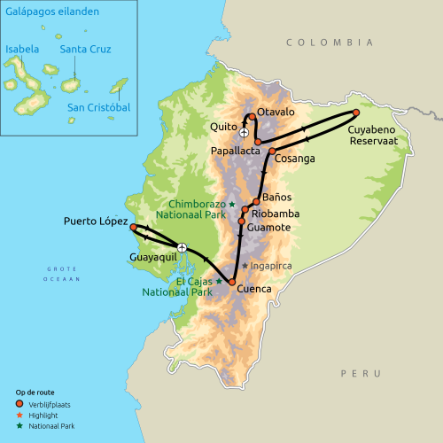 Ecuador Compleet incl. strandverblijf