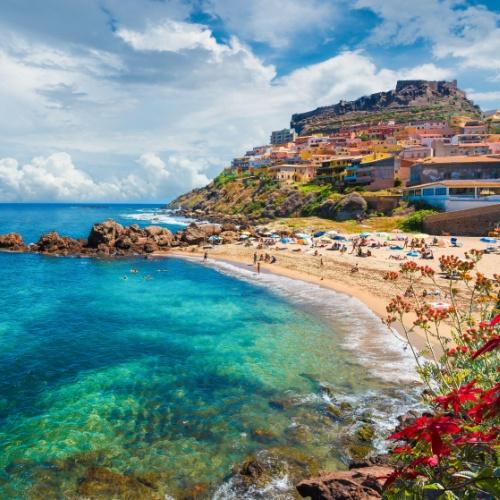 Castelsardo, met op de heuvel Castello dei Doria