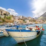 Trapani boot in de haven