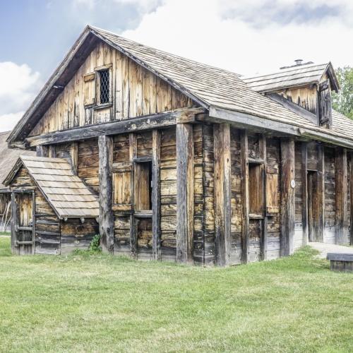 Huron Indian village