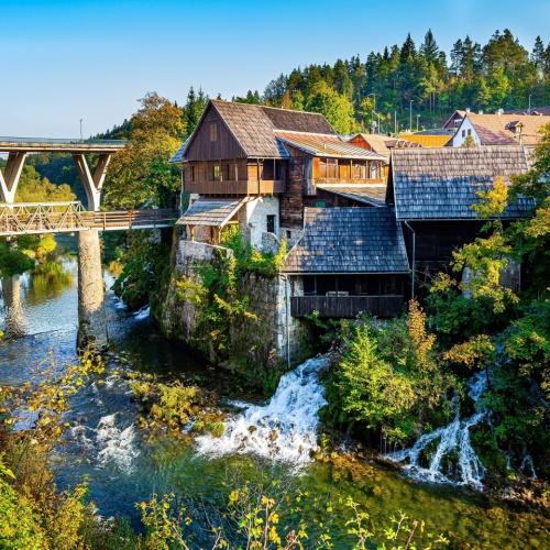 Rastoke, dorp
