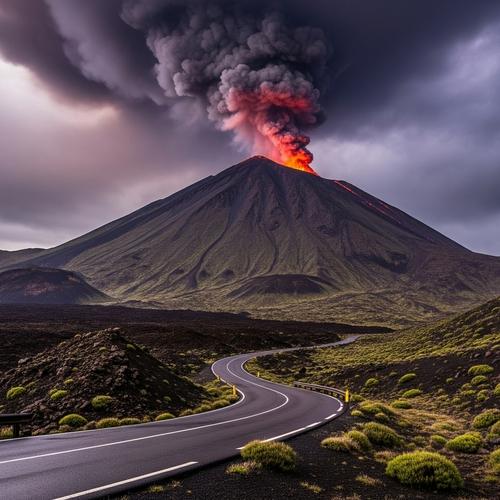 Actieve vulkaan de Etna