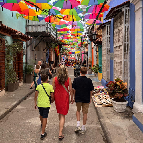 Familie in Cartagena 