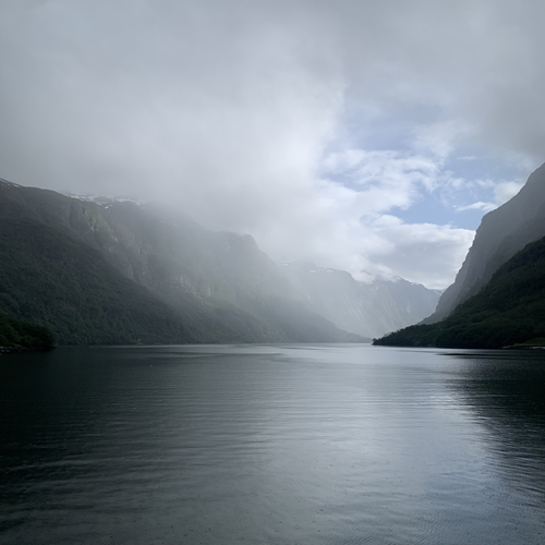 Naeroyfjord, Noorwegen 