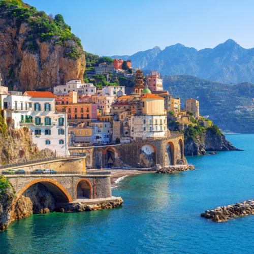 Uitzicht vanaf Amalfi