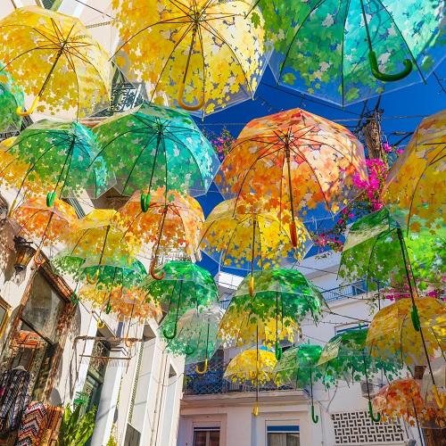 Decoratie in het oude centrum, Aegina