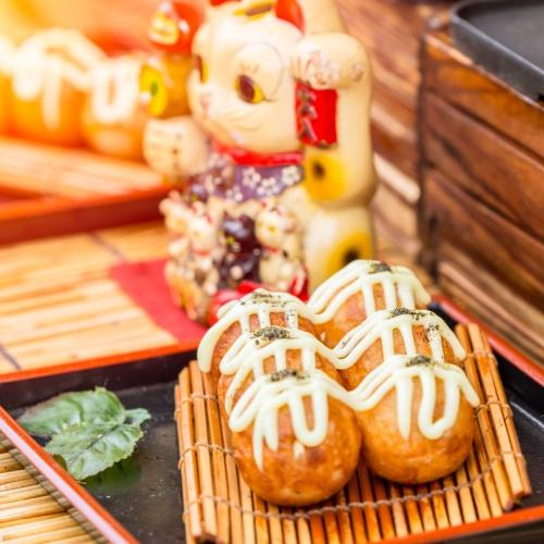 Takoyaki (octopusballetjes)