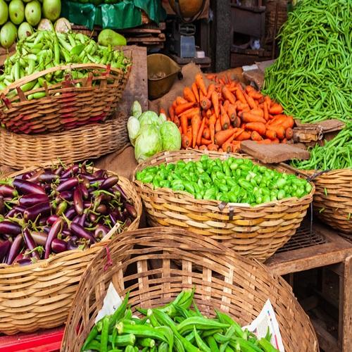 Lokale markt, delhi