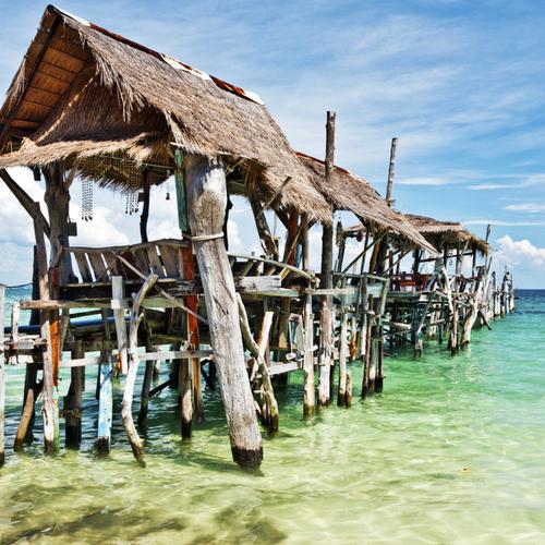 Koh Samed houten vissershuisjes
