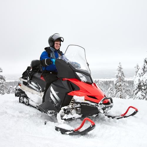 Sneeuwscooter safari