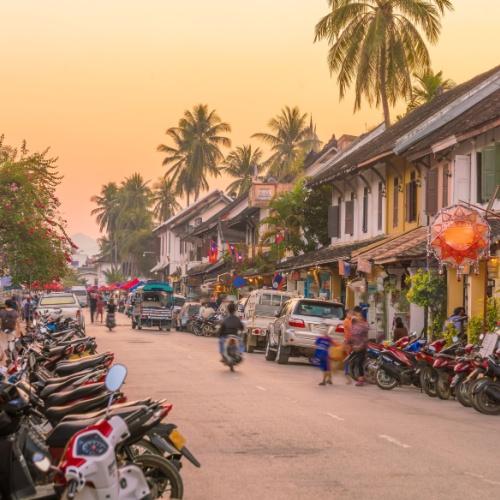 Luang Prabang, straatbeeld