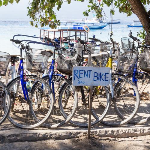 Fietsen huren op Gili Trawangan