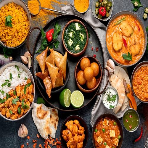 Traditioneel eten, India