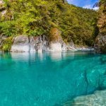 Blue Pools in het Mount Aspiring Nationaal Park