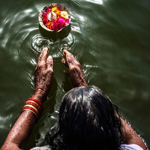 Offer in de Ganges rivier
