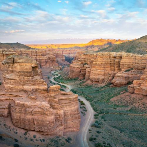 De vallei van kastelen, Charyn Canyon