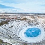 Het kratermeer Kerið