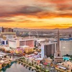Las Vegas van bovenaf