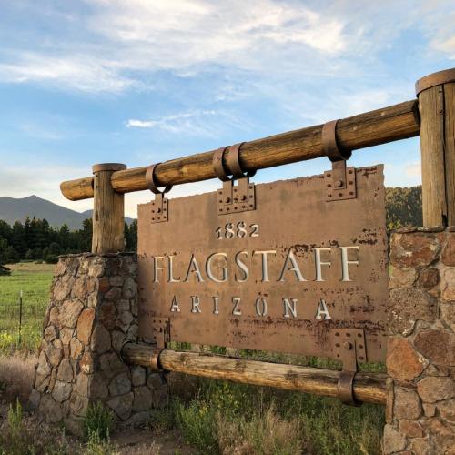 Flagstaff welkomstbord
