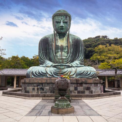 De beroemde Grote Boeddha in Kamakura
