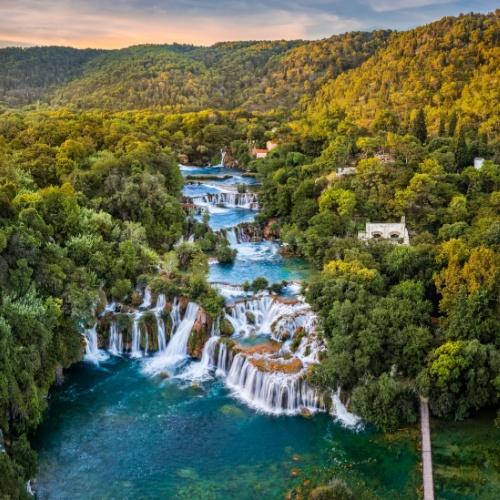 Watervallen Krka Nationaal Park