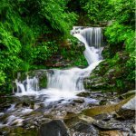 Waterval in Valdez