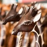 Houten souvenir Zuid-Afrika
