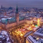 Kerstmarkt in Hamburg