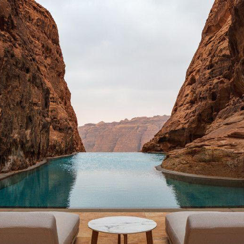 Siq Luxury Camp, zwembad