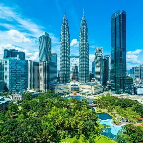 KLCC Park en de Petronas Twin Towers