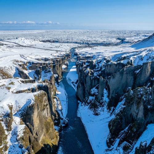 Fjaðrárgljúfur Canyon