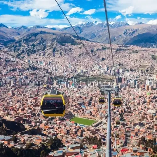 La Paz, de kabelbaan