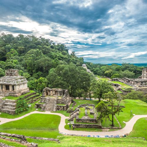 Palenque, tempels