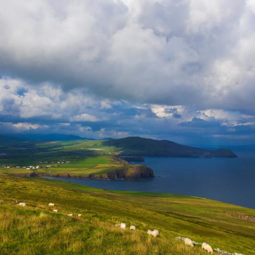 Ierland Dingle view from Eask Tower