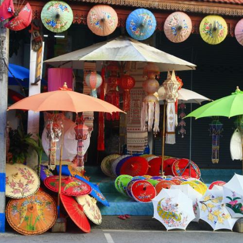 Souvenirs markt Chiang Mai