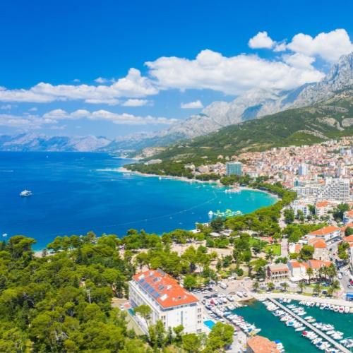 Makarska, baai