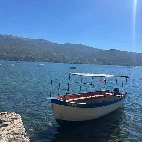 Het meer van Ohrid