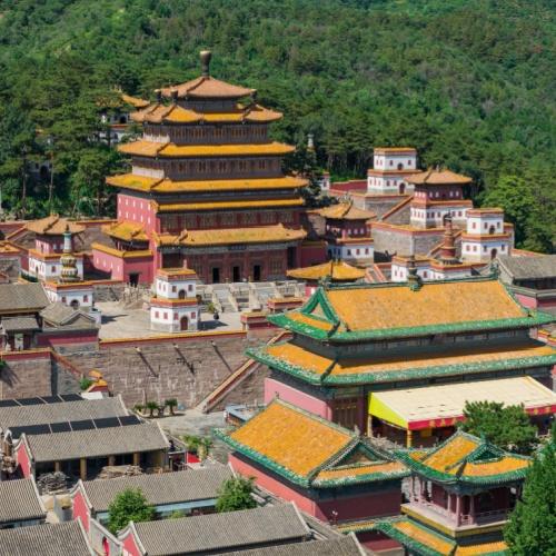 Acht Buitenste Tempels, Puning Temple, Chengde in China