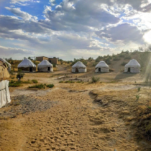 Kyzylkum-Woestijn, Yurt Kamp 