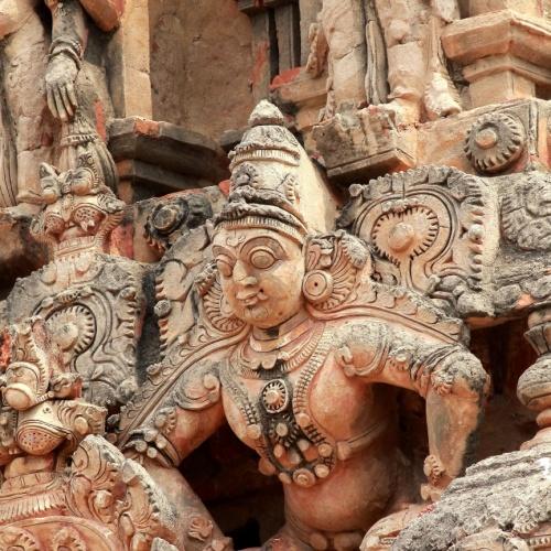 Detail Brihadeshwara temple, Tanjore