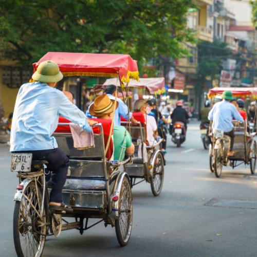 Hanoi, riksja
