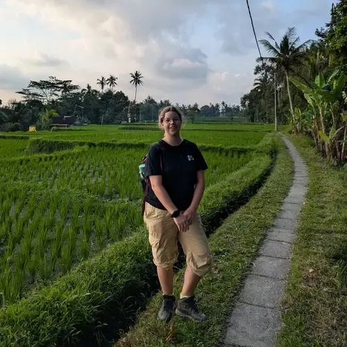 NRV reiziger, rijstvelden Ubud