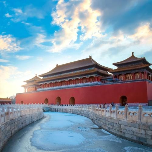 Ingang Verboden Stad (Wumen (Meridian Gate)), Beijing