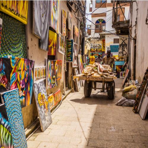 Straatjes Stone Town, Zanzibar