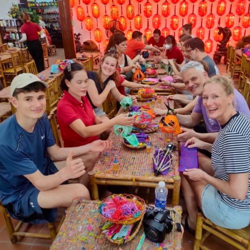 Reizigersfoto diner in Hoi An